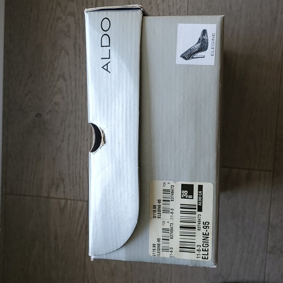 Aldo black patent platform heels - Picture 8 of 8